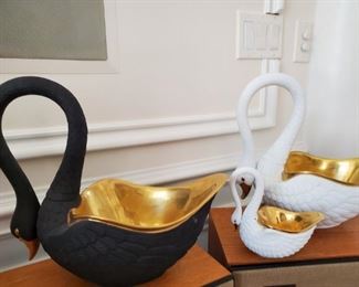L'Objet Porcelain Swans
