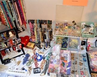 Huge selection of costume jewelry!