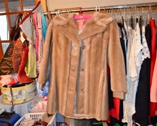 retro faux fur coat