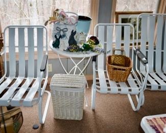 vintage metal porch furniture