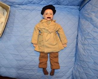 vintage composition Charlie McCarthy ventriloquist puppet