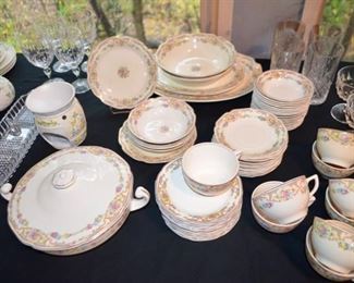 USA rose pattern china