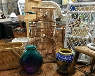 vintage Indonesian birdcage
