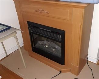 Electric heating fire place