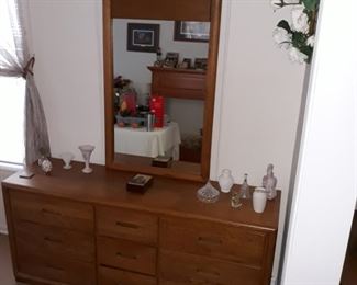 MCM dresser with mirror
