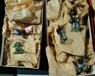 vintage toy soldiers civil war