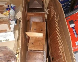 wooden toy fort