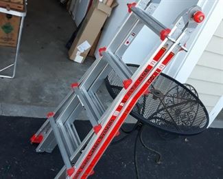 There are two of these types of multi folding ladders