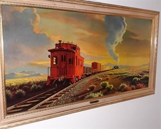 Larger railroad art