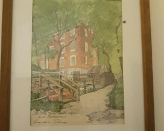 Hinsdale, Il watercolor