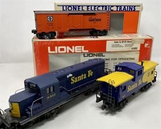 Lionel Santa Fe and K-Line Trains, O gauge https://ctbids.com/#!/description/share/330127