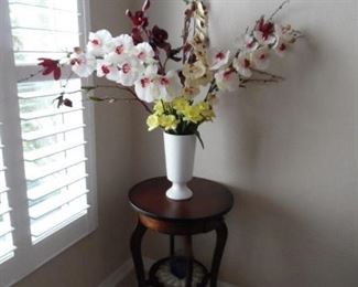 Round Wood Occasional Table