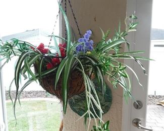 Hanging Basket w/ Silks