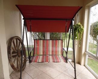 Double Seat Swing with Canopy