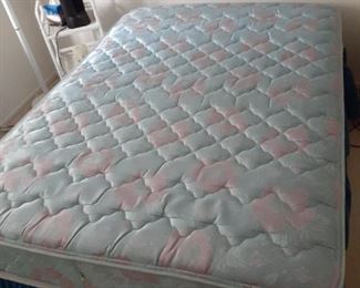 Full size mattress & frame $125