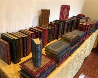 MANY Easton Press Leather bound books, Collectors edition, like MINT