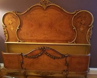 Antique/vintage french bed frame