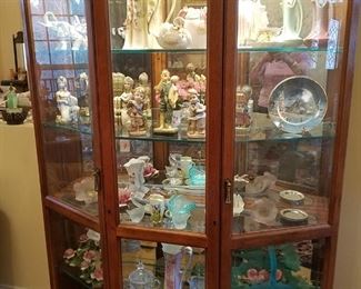 China Cabinet full of accessories