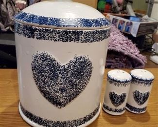 Canister and Salt & Pepper Set
