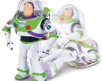 Disney Pixar Toy Story 4 Buzz Lightyear with Interactive Drop-Down Action