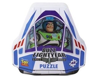 Disney Pixar Toy Story 4 Buzz Lightyear Tin Surprise Puzzle 48pc