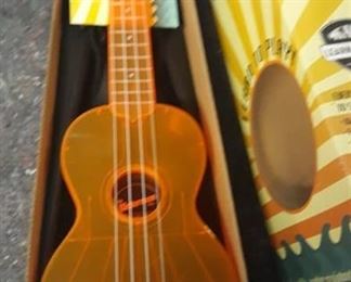 Kala Ka-swf-or Soprano Waterman Ukulele - Fluorescent Orangesicle