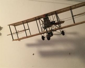 Antique Biplane Replica. Wright Bros. ?
