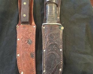 WWII Fighting Knife and Hunting Knife
