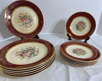Decorative Dinner Plates and Dessert Plates (part of set) https://ctbids.com/#!/description/share/331109