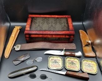 Knives, Eye Glasses, and Jack Daniels https://ctbids.com/#!/description/share/331156