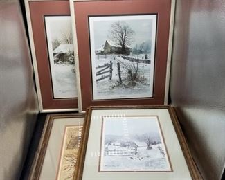 4 Nature Art Prints. Some Signed by Artist https://ctbids.com/#!/description/share/331166