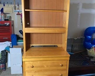 Small Dresser with Shelving Unit https://ctbids.com/#!/description/share/331178