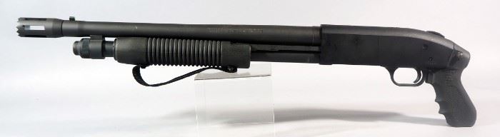Mossberg Model 500 12 ga Pump Action Shotgun SN# U951169, With Pistol Grip And Vented Muzzle Break