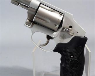 Smith & Wesson Model 642-2 Airweight .38 S&W SPL +P 5-Shot Revolver SN# DAT0342, With Crimson Trace Laser Grip, In Boyt Soft Case