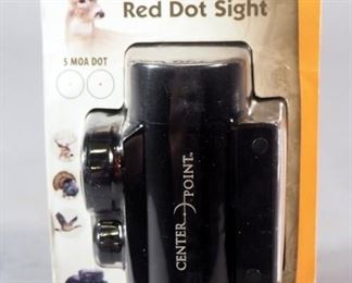 Center Point Dual Color Red Dot Sight, New In Box