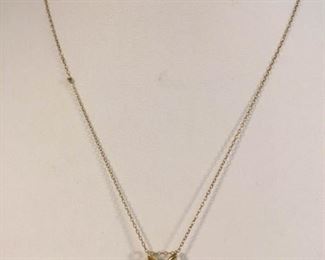 14K Trifari Necklace & Pearl Pendant Vintage https://ctbids.com/#!/description/share/328607 