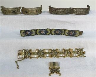Antique Bracelets 4 Pc https://ctbids.com/#!/description/share/328646