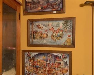 European Christmas prints