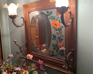 Decorative lamp/mirror