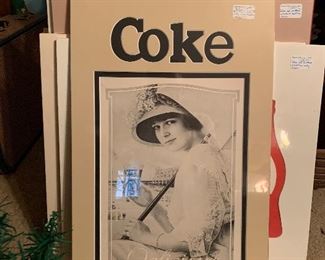 Matted original Coca Cola magazine ads