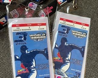 Vintage World Series tickets