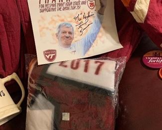 Frank Beamer autograph