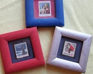 Framed stamps