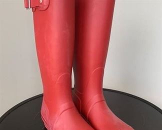 Hunter boots, size 7