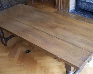 Antique Walnut Harvest Table