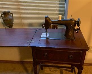 Free Westinghouse sewing machine in cabinet