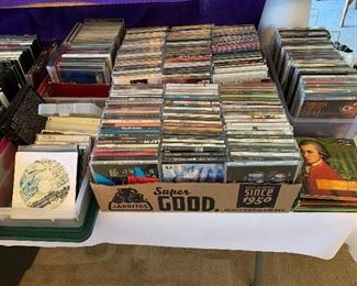 CD’s and more CD’s! 