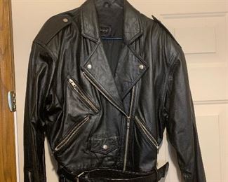 Men’s and women’s leather jackets