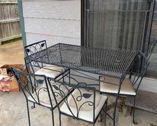 Patio Table and four chairs