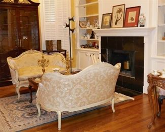 Pr. French Style Settees